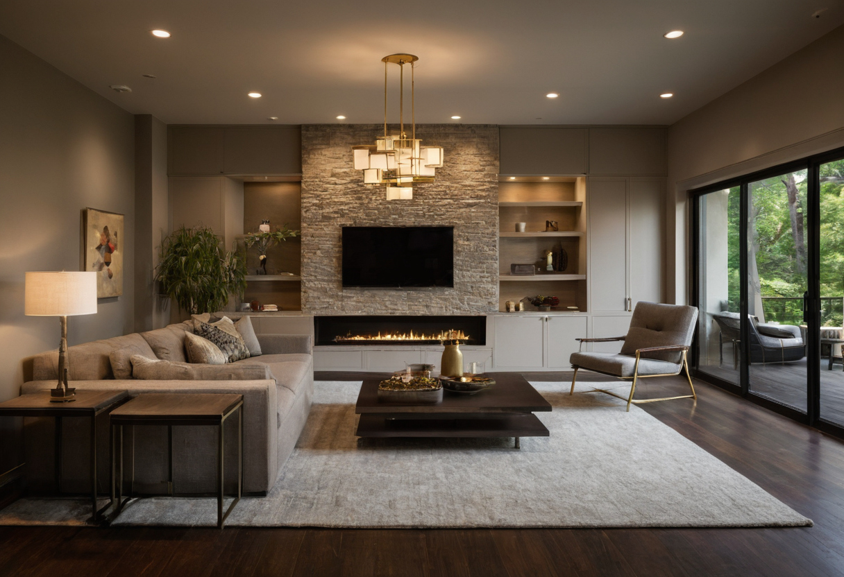 A coordinated living room set must pass a measured layout test interior planning detail
