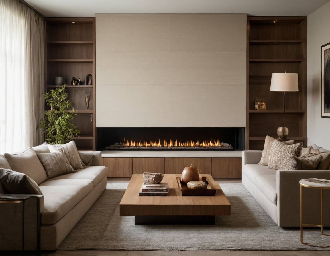 Mixed living room furniture usually provides better long-term flexibility shown in a luxury residential interior